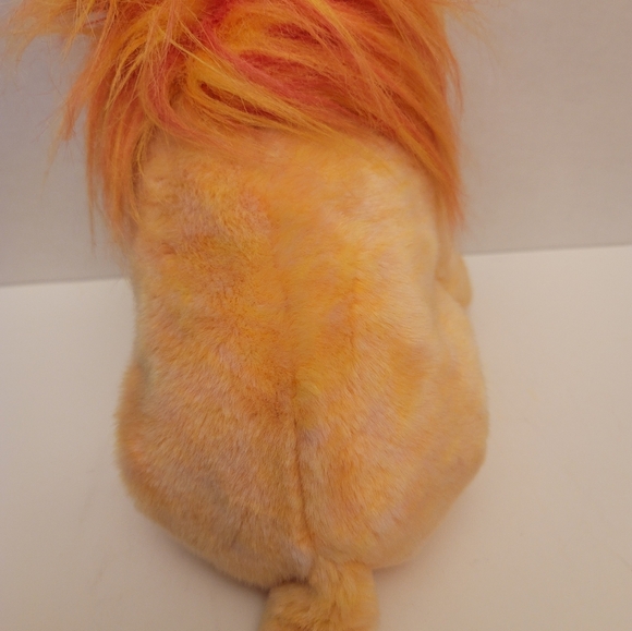 Ty Beanie Babies 2000 "Bushy" Lions. Set of 2. EUC. Lg 11". Sm 6" - Picture 11 of 15